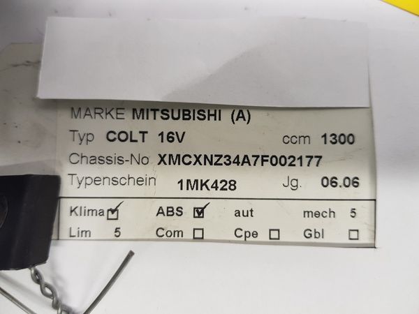 Tachometr Mitsubishi Colt MR951770 MM0038-001 20518