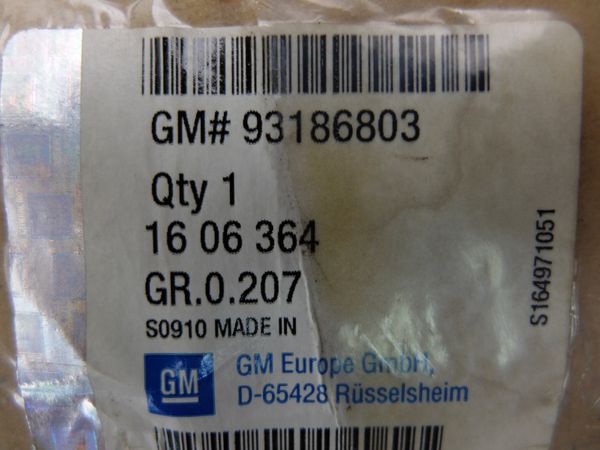 Těsnění Krytu Pod Čelním Sklem  Opel 93186803 1606364 1,6 16V GM Astra Corsa Tigra