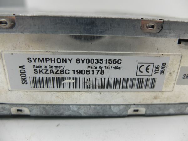 Rádio Cd Skoda Fabia 6Y0035156C Symphony