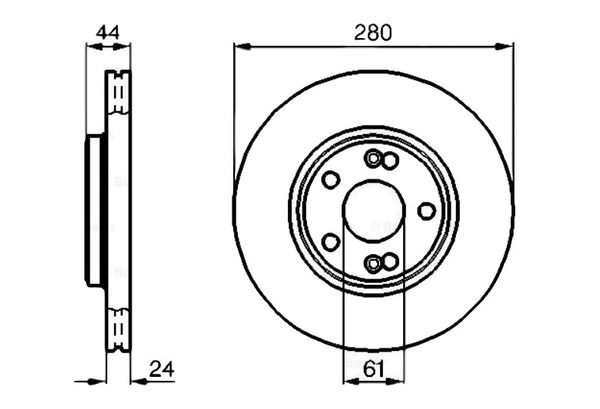 Brzdový Kotouč Předek Renault Scenic RX4 8671016877 7701206198 x2 Motrio