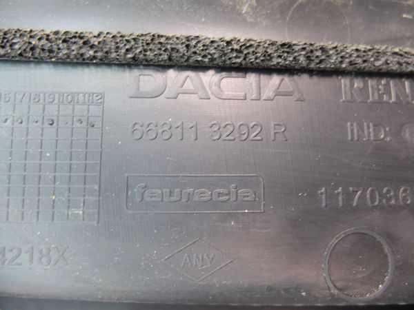Kryt Pod Čelním Sklem  Dacia Logan 2 Sandero 2 668113292R 0km