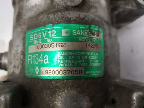 Kompresor Klimatizace SD6V12 1427B 8200037058 Sanden Renault 7194