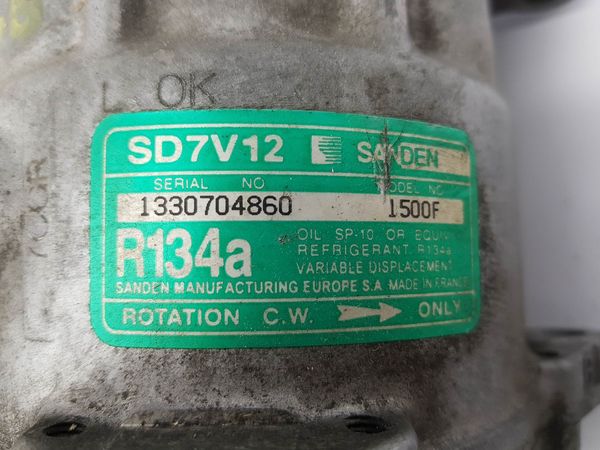 Kompresor Klimatizace Citroen Peugeot SD7V12 1500F 6453N1 Sanden