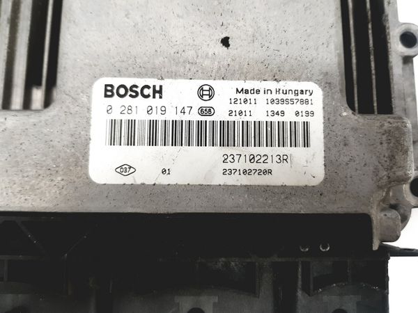 Blok Ovladačů  0281019147 237102213R 237102720R Renault Dacia  Bosch