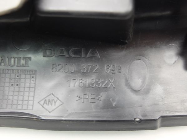 Kryt Podvozku  Pravý Zadek 8200372692 Duster Dacia