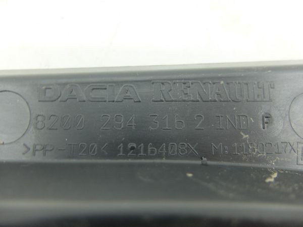 Kryt Pod Čelním Sklem Pravý Dacia Duster 8200294316 6001546859