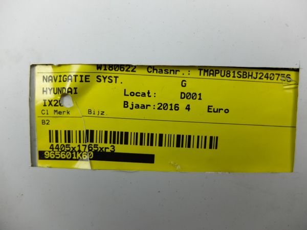 Navigace  Radio CD Hyundai IX20 96560-1K600