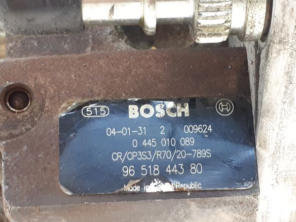 Vstřikovací Čerpadlo 0445010089 9651844380 Bosch 1.6 TDCI Focus 2 C-Max 2538
