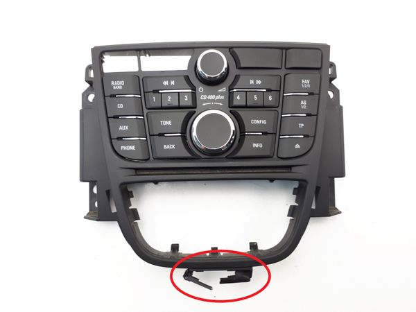 Kontrolní panel Opel Astra J 13444592 28417212 CD 400 plus