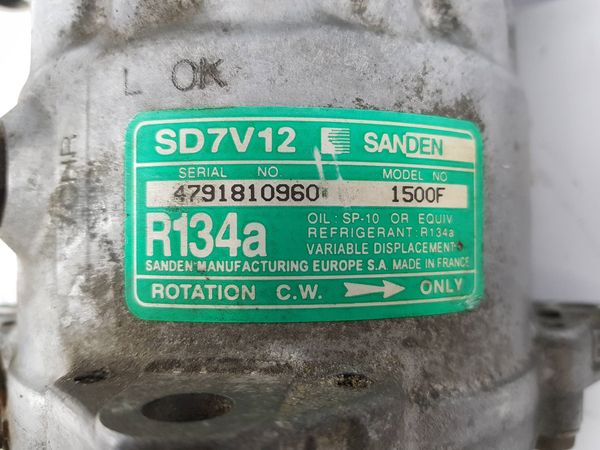 Kompresor Klimatizace Citroen Peugeot SD7V12 1500F 6453N1 Sanden 7085