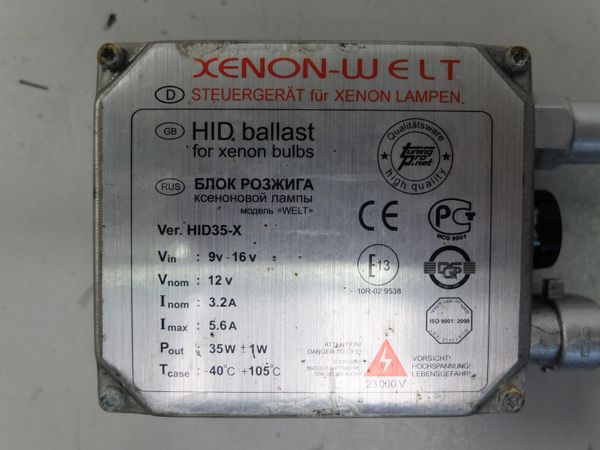 Měnič Xenon  -WELT HID35-X BMW 5 E39 8387114 