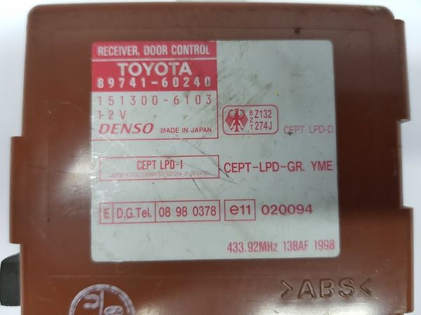 Blok Ovladačů  Toyota 89741-60240 151300-6103 Denso 