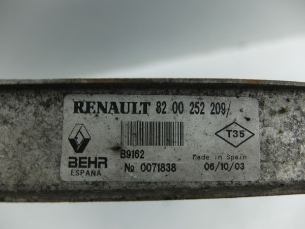 Chladič Inercoolera   Clio 2 8200252209 B9162 Behr Renault 10902
