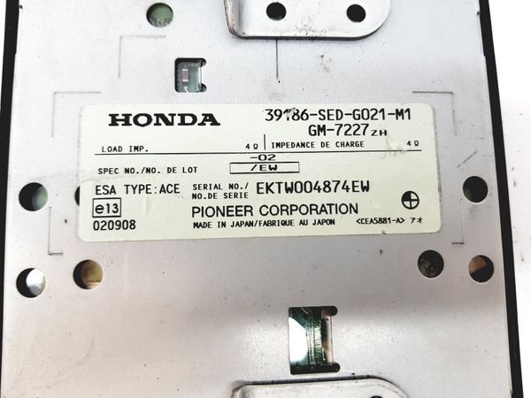Zesilovač Audio 39186-SED-G021-M1 GM-7227  Honda