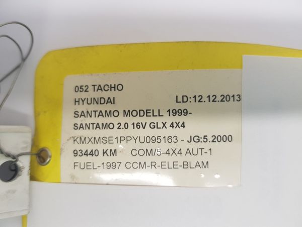 Otáčkoměr Hyundai Santamo 2.0 16V GLX 4X4 MC030-042-02