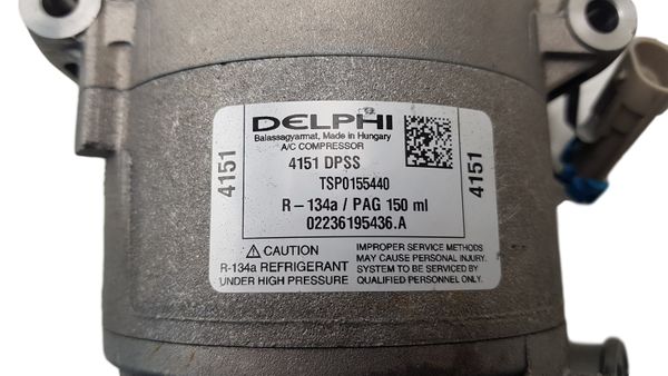 Kompresor Klimatizace Nový Opel TSP0155440 4151DPSS Delphi