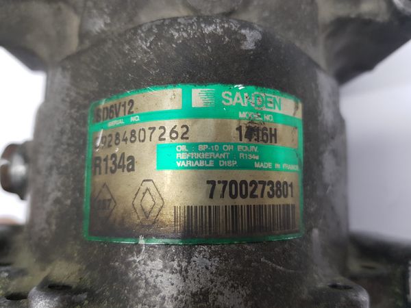Kompresor Klimatizace Renault 7700273801 SD6V12 1416H Sanden 7189