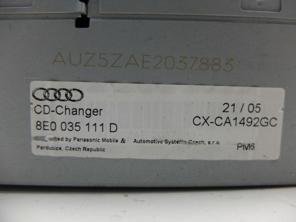 Cd Měnič Audi 8E0035111D CX-CA1492GC Panasonic