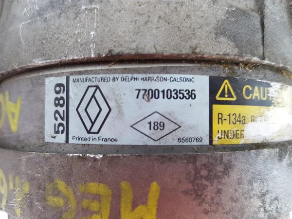 Kompresor Klimatizace Renault Scenic I 7700103536 1135289 5289 Delphi 7032