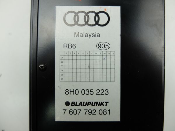 Zesilovač Audio   Audi A4 8H0035223 7607792081 Blaupunkt