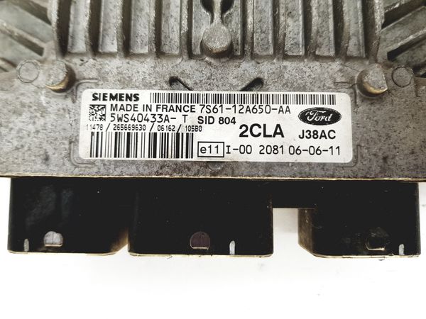 Blok Ovladačů 7S61-12A650-AA 5WS40433A-T SID 804 Ford  Siemens 24422