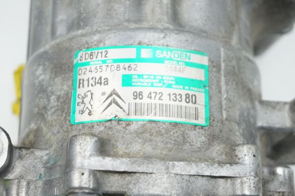 Kompresor Klimatizace  6453PE 9647213380 SD6V12 1444F Peugeot 307 2,0 HDI
