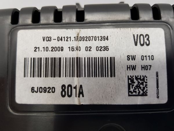 Otáčkoměr Seat Ibiza 6J0920801A 27348