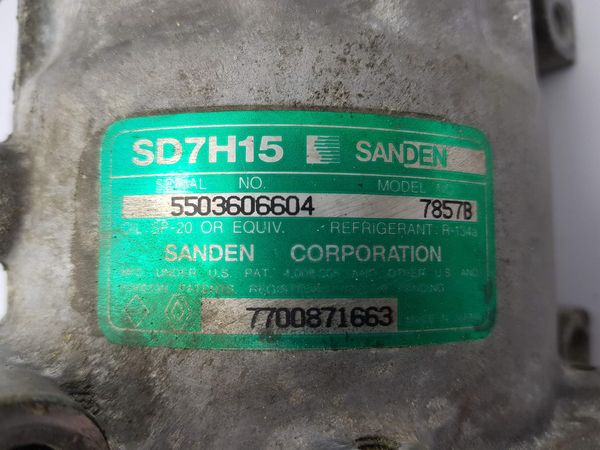 Kompresor Klimatizace Renault Safrane 7700871663 SD7H15 7857B Sanden 7210