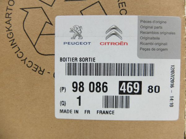 Kryt Termostatu Citroen Peugeot C3 C4 DS 208 308 508 1.4-1.6 VTI  9808646980