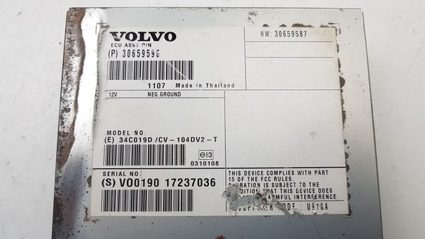 Zesilovač Audio Volvo 30659596 34C019D 30659587