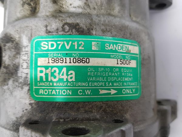 Kompresor Klimatizace Citroen Peugeot SD7V12 1500F 6453N1 Sanden 7078